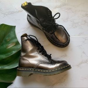 Dr. Martens Pascal Lace Up Boot Metallic Bronze 6